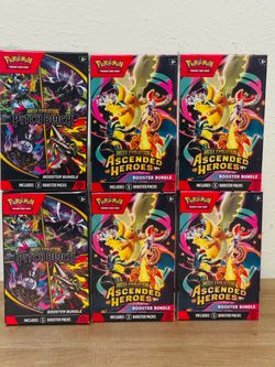 Ascended Heroes & Pitch Black Booster Bundles
