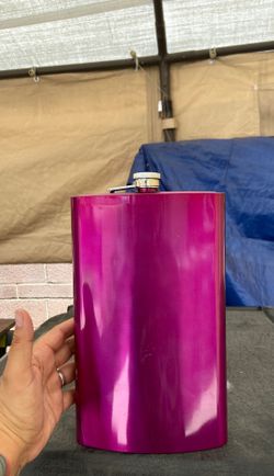Giant pink flask