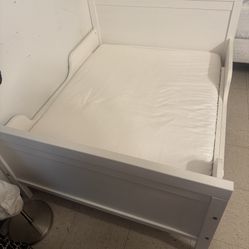 IKEA SUNDVIK Toddler Bed – Extendable, White