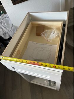 trash can bin cabinet