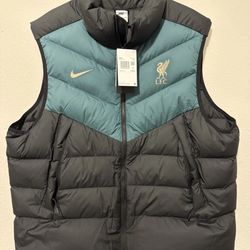 Nike Liverpool FC Windrunner Down-Fill Vest DA9774-011 Men’s 2XL