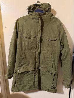 Fjallraven G-1000 Greenland Parka Light Olive Green Jacket Women's Size Small