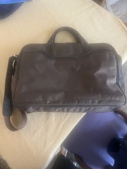 knomo leather laptop bag