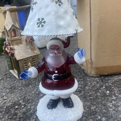 Santa/Christmas Themed Candle Lamp
