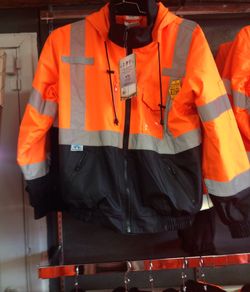 Class 3 High Visibility Safety Jacket with Removable Fleece