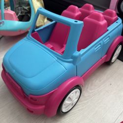 Barbie doll Jeep truck