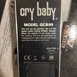 Crybaby Foot Pedal $70