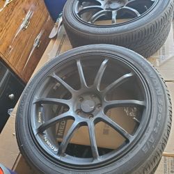 Advan Rs 2, Wheels Mat Black. 18 X 9 +52 5x100