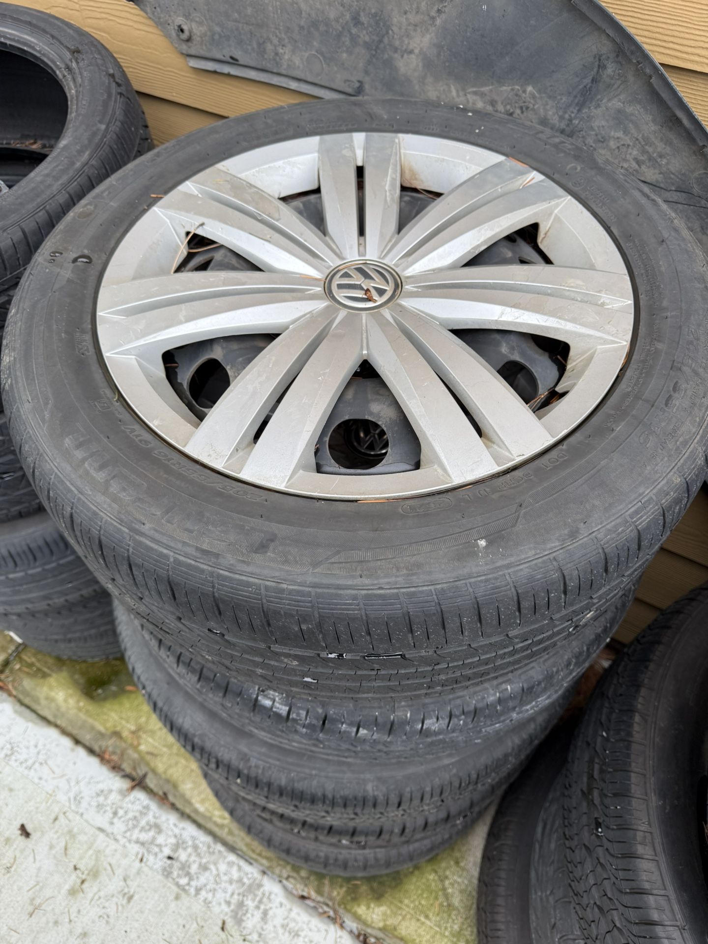 16 Radius Stock Volkswagen Wheels