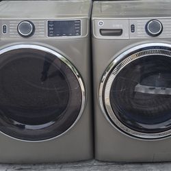 g.e washer and gas dryer set