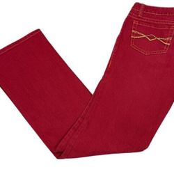 Wet Seal Red Bootcut Jeans Size 5 For 25 Dollars