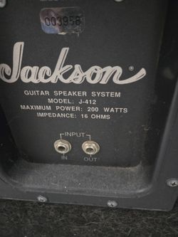 Jackson Guitar Speaker System J-412
