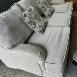 Beautiful 1 Piece Gray couch 