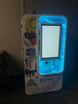 iCream Robotic Soft-Serve Ice Cream Vending Machine – Touchscreen – $6,500 OBO