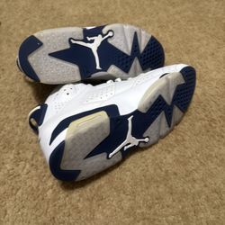 Air Jordan 6 Retro 'White Midnight Navy' Men's Size 13 [CT8529-141]