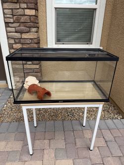 Reptile Enclosure Habitat Glass Terrarium Tank