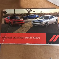 2022 Dodge Challenger Owner Manual
