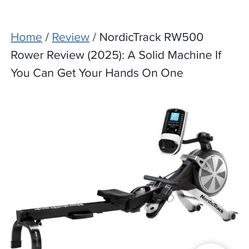 NordicTrack RW500 Rowing Machine