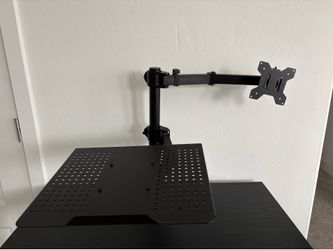 VIVO-Desk Mount Combo, Stand with Grommet Option