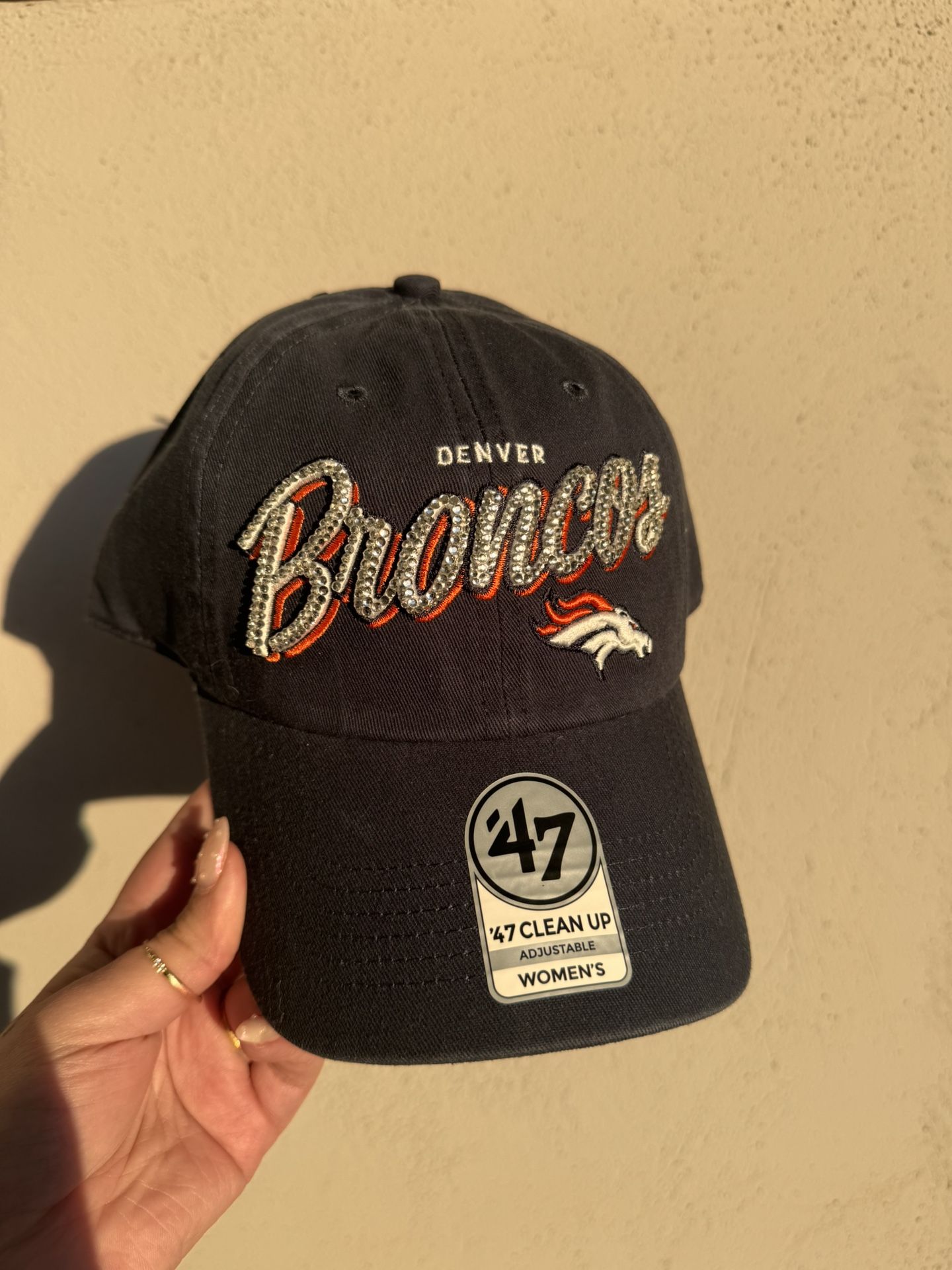 Bedazzled Denver Broncos Hat