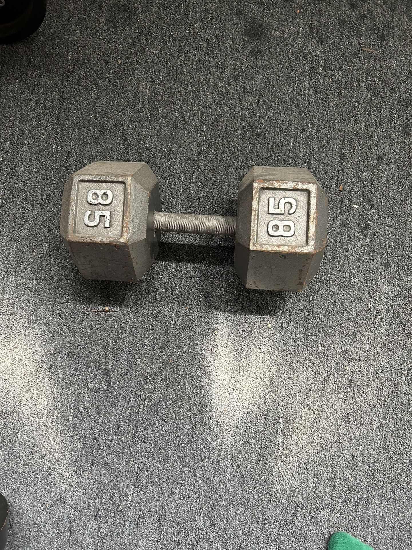 Two 85 Pounds Dumbbells 