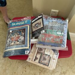 Assortment Of Noah’s ark Needlepoint Kits