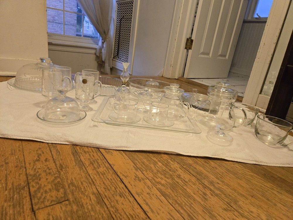 Princess House Heritage French Crystal Collection – 40+ Pieces, Excellent Condition