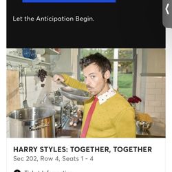 Harry Styles Concert Tickets 