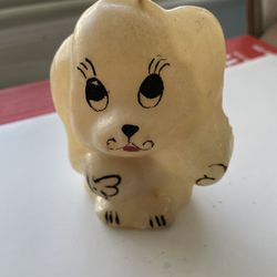 Cute!  Puppy Wax Figurine Candle 