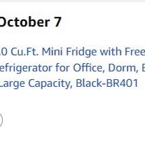 Large mini fridge/freezer *Brand New*