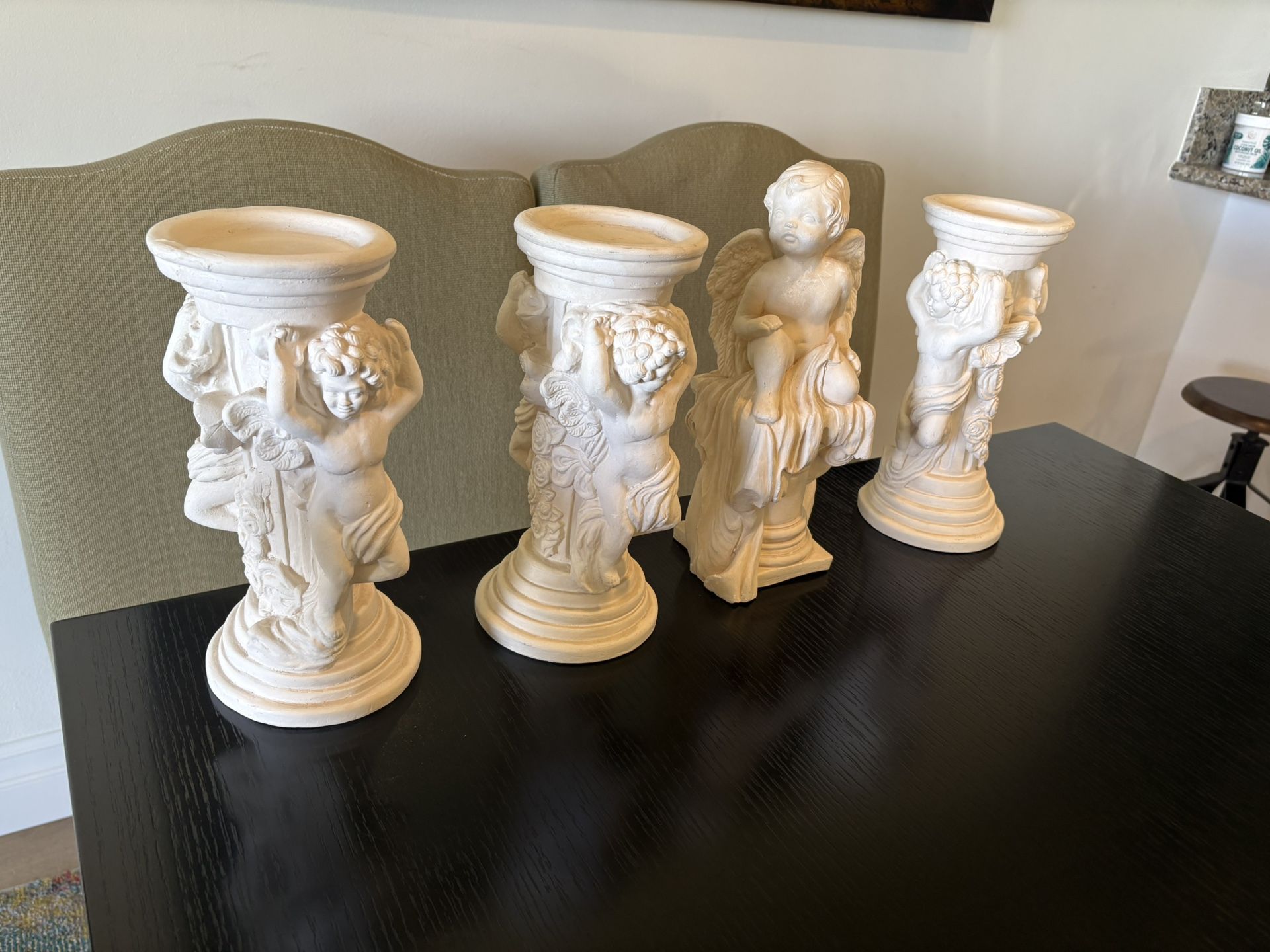 cherub figurine candle holder $25 Each 