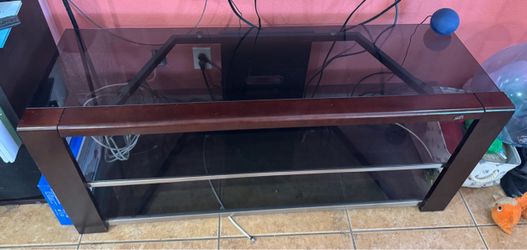 Glass Entertainment Center TV Stand