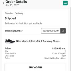 Nike Men Infinity Rn 4 Running Shoes