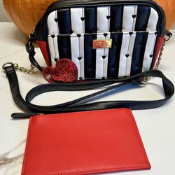 Betsey Johnson Small Crossbody Bag With Zip Pouch