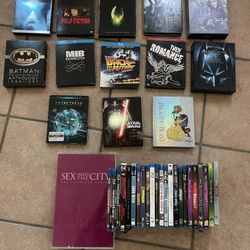 Lot of DVDs and Blu Rays 