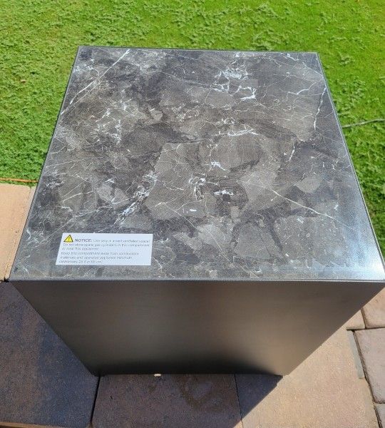 Outdoor End Table/Plant Stand/ Fire Pit Propane Tank Holder