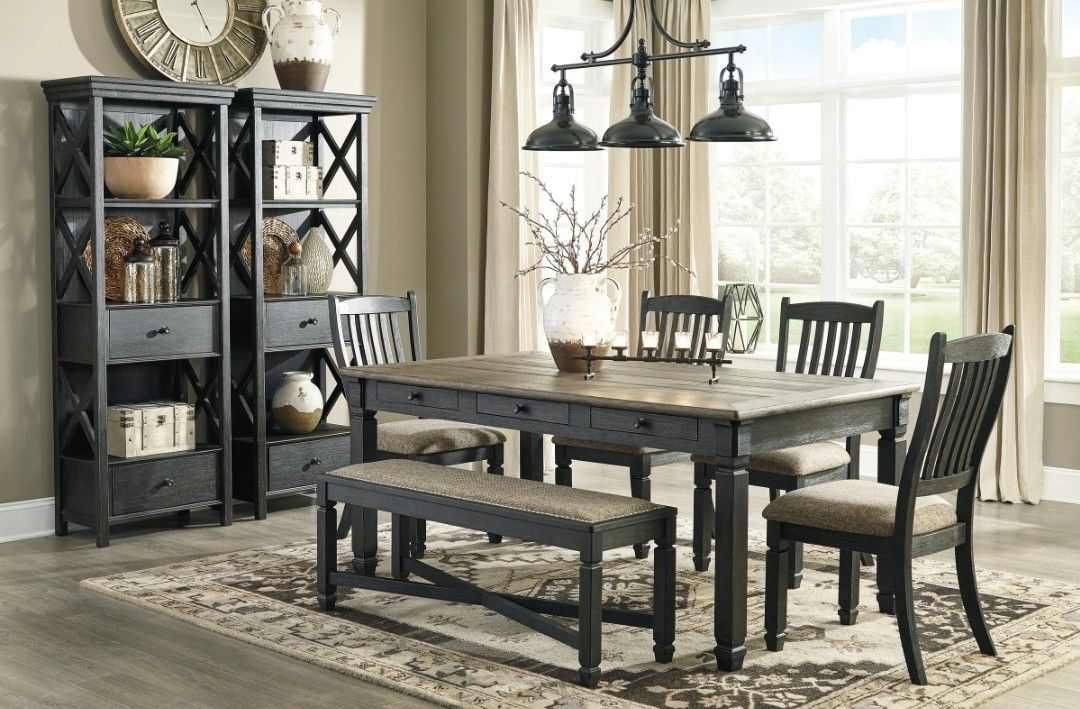 Same Day DeliveryTyler Creek Black/Gray Dining Room Set | D736
by Ashley