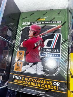 2026 Panini Donruss Baseball Hobby Box(3) Read description please