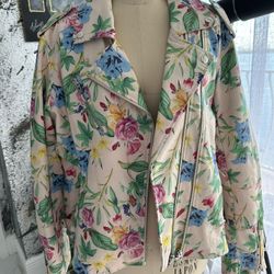 Colleen Lopez Vegan Leather Jacket size XL