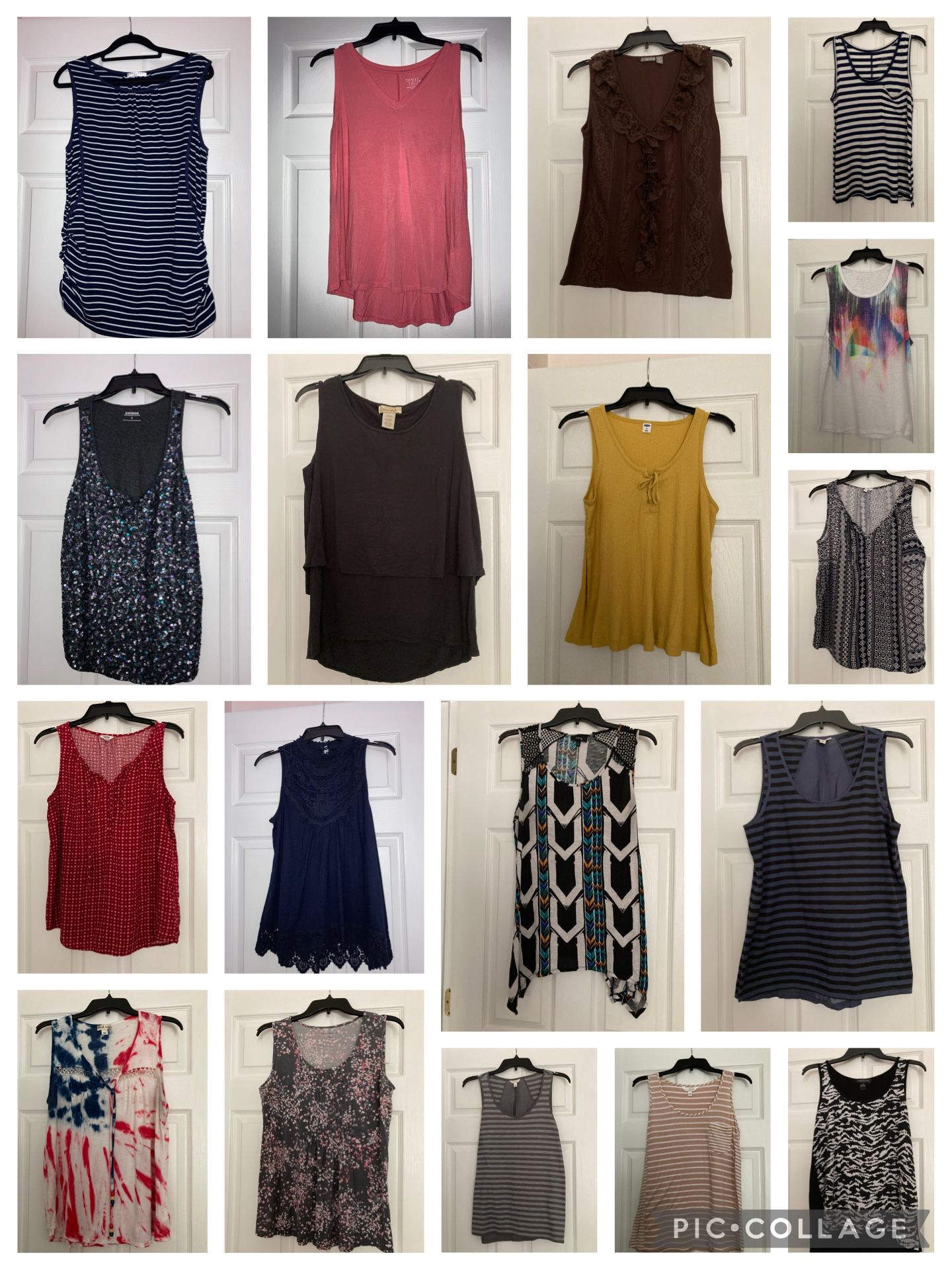 Ladies Gently Worn Sleeveless Tops