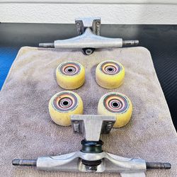 Skateboard Wheels And Trucks.