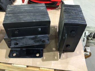 Laminated Rubber Dock Bumpers, 8" x 10" (3 Available)