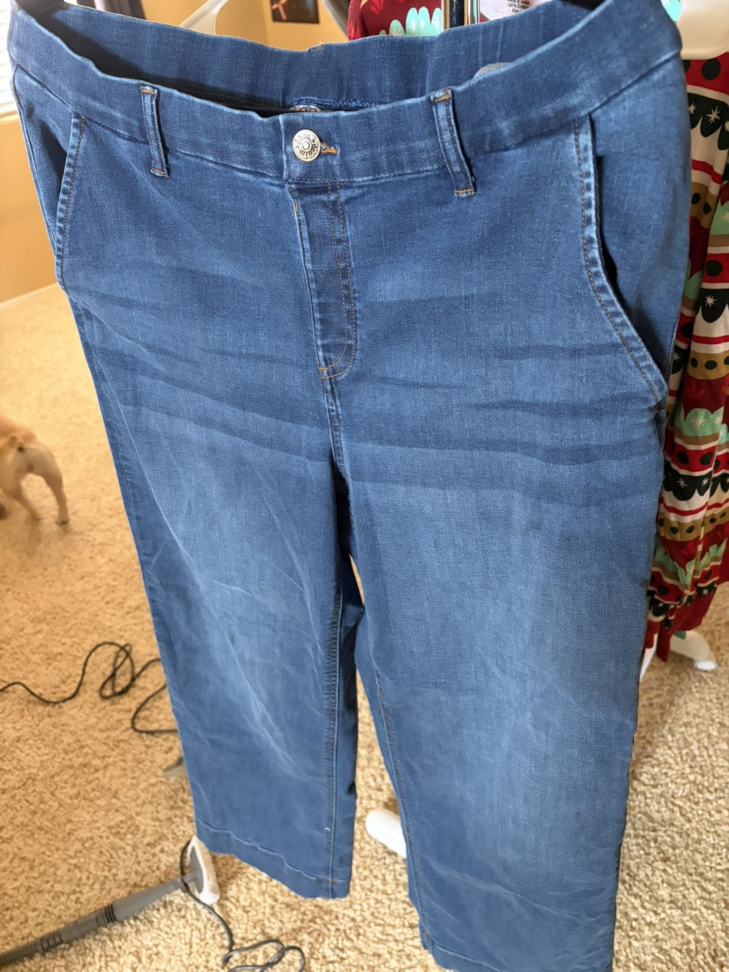 Denim & co Wide Leg Jeans