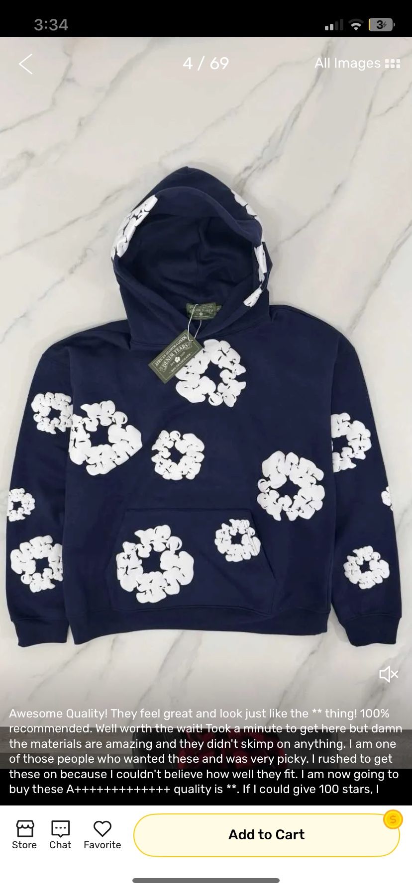 Denim Tears Hoodie