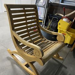 (2) Wood Rocking Chairs $50