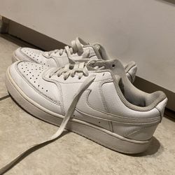 White Nike Air Forces