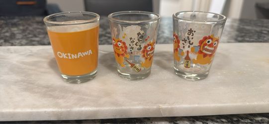 Okinawa Shot Glasses Set of 3