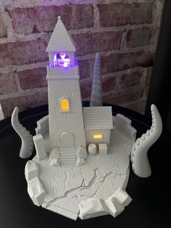 Custom Lighthouse + terrain for Tabletop DnD RPGs