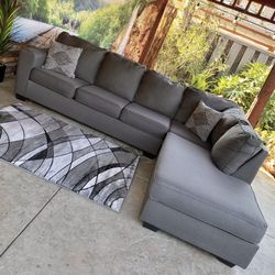 FREE DELIVERY Living Spaces L Shaped Sectional Couch w/ Chaise