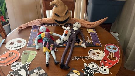 LOT Nightmare Before Christmas Oogie Boogie-Jack-Sally-Zero Decor Party Halloween